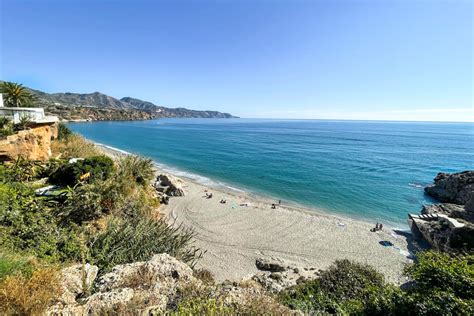 Playa Burriana In Nerja Endless Paella On Costa Del Sol