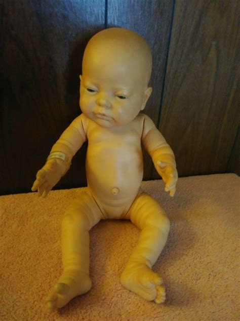 Vintage Berjusa Newborn Anatomically Correct Baby Doll Long Soft