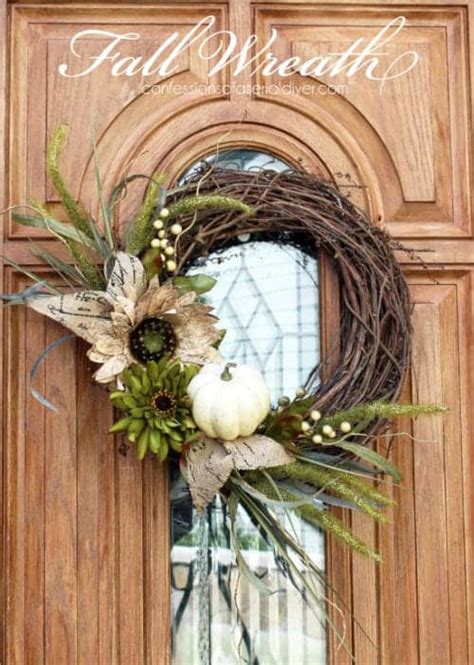 20 Easy Wreaths For Fall The Crafty Blog Stalker