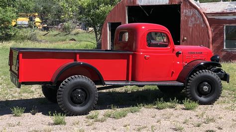 1947 Dodge Power Wagon Pickup For Sale At Auction Mecum Auctions