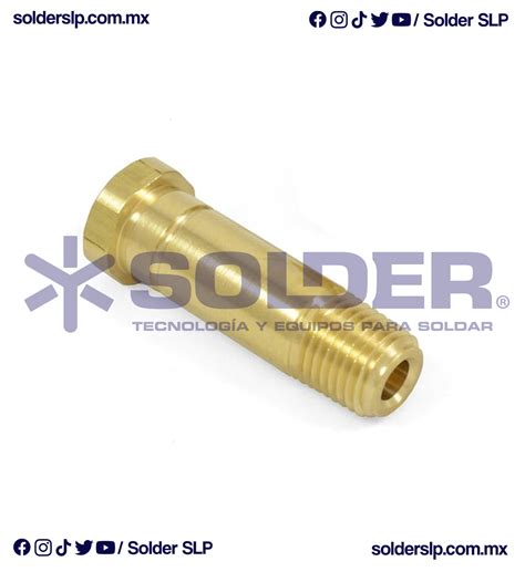 NIPLE CO2 PARA DIOXIDO DE CARBONO CGA 320 COD 21 06 Solder