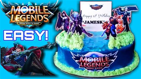 How To Make Mobile Legends Cake Design Easy Simple Printable