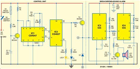 Automated Alarm Circuits Detailed Circuit Diagrams Available