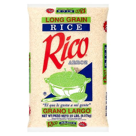 Rico Long Grain Rice 20 Lbs Shoprite