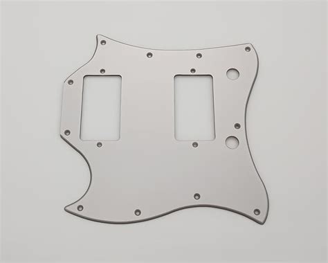 Metallic Titanium Acrylic Lefthand Pickguard For Gibson Sg Reverb