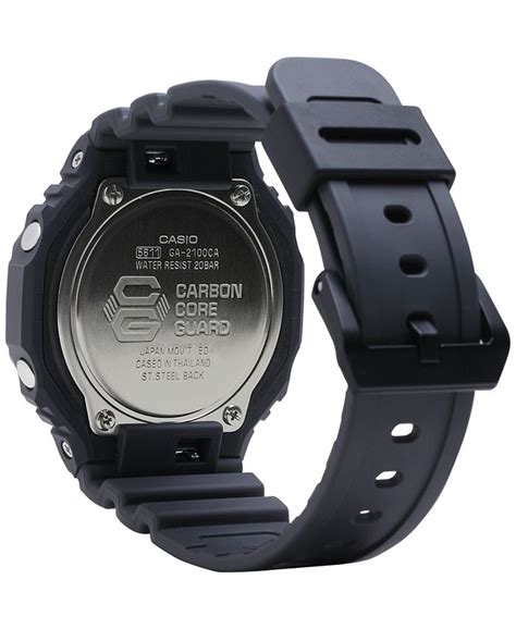 G Shock Mens Analog Digital Gray Resin Strap Watch 45mm Ga2100ca 8a