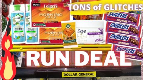 GLITCHES MORE RUN DEALS AT DOLLAR GENERAL ALL DIGITAL COUPONING