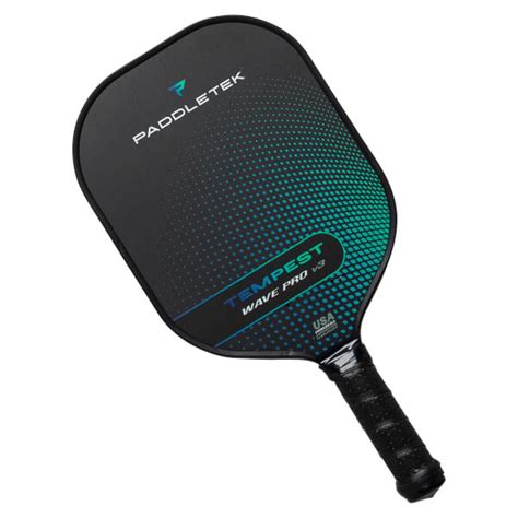 Paddletek Tempest Wave Pro V3 Middleweight Carbon Fiber Pickleball