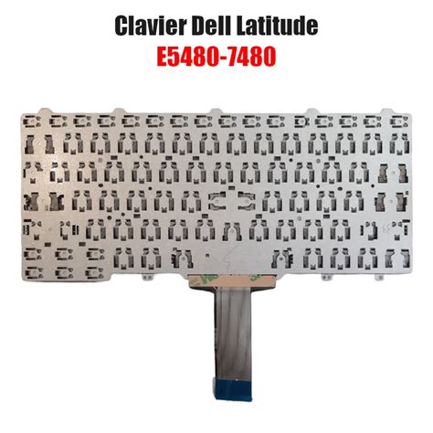 Clavier Dell Latitude E5480 7480 Qwerty Noir Capmicro