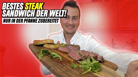 Das BESTE Steak Sandwich Der WELT Nur In Der PFANNE Zubereitet