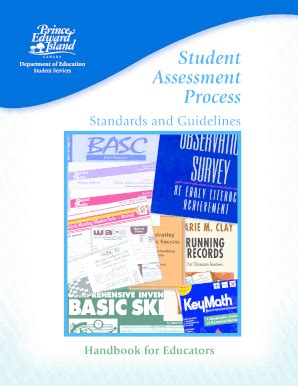 Fillable Online Gov Pe Student Assessment Process Standards And