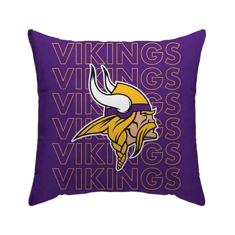 Officially Licensed Nfl Minnesota Vikings Poly Span D Cor Pillow