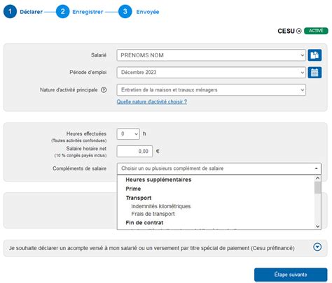 Comment déclarer avec le service Cesu Urssaf fr