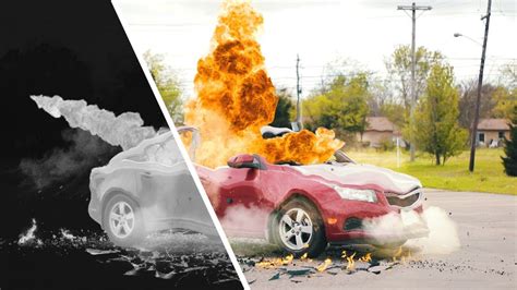 Car Explosion Vfx Breakdown After Effects Youtube