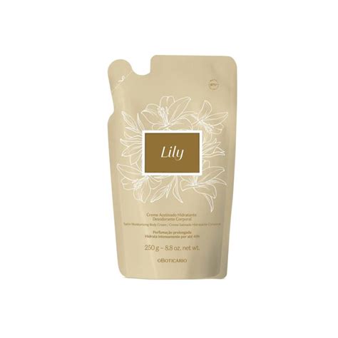 Refil creme lily tradicional Boticário Shopee Brasil