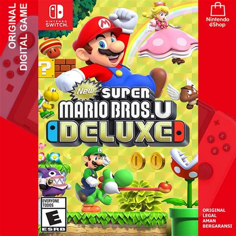 Super MARIO BROS U DELUXE NINTENDO SWITCH juego DIGITAL Shopee México