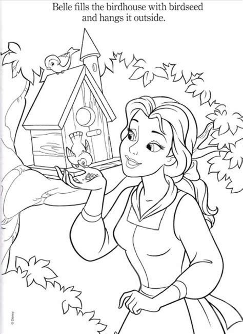 Get This Disney Princess Coloring Pages Of Belle For Girls 46280