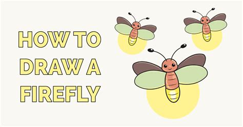 How To Draw A Firefly Really Easy Drawing Tutorial