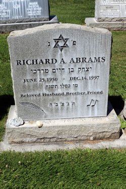 Richard A Abrams 1950 1997 Mémorial Find a Grave