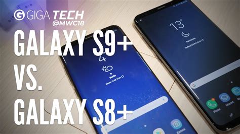 Samsung Galaxy S9 Plus Vs S8 Plus Vergleich Der Generationen Giga