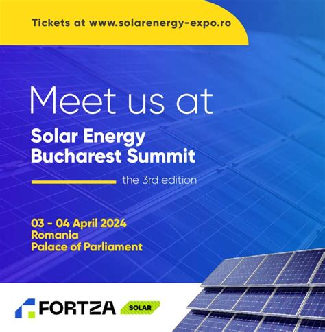 Solar Energy Bucharest Summit 2024 FORTZA SOLAR