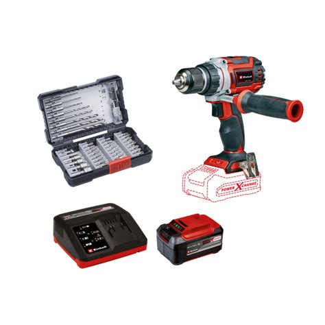 Pack Einhell Perceuse Visseuse V Power X Change Tp Cd Li Bl