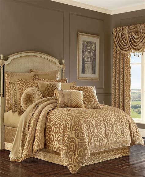 J Queen New York J Queen Sicily Gold Queen Comforter Set Macy S