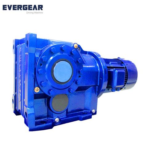 China K Series Helical Bevel Gearbox Reduction With Solid Shaft