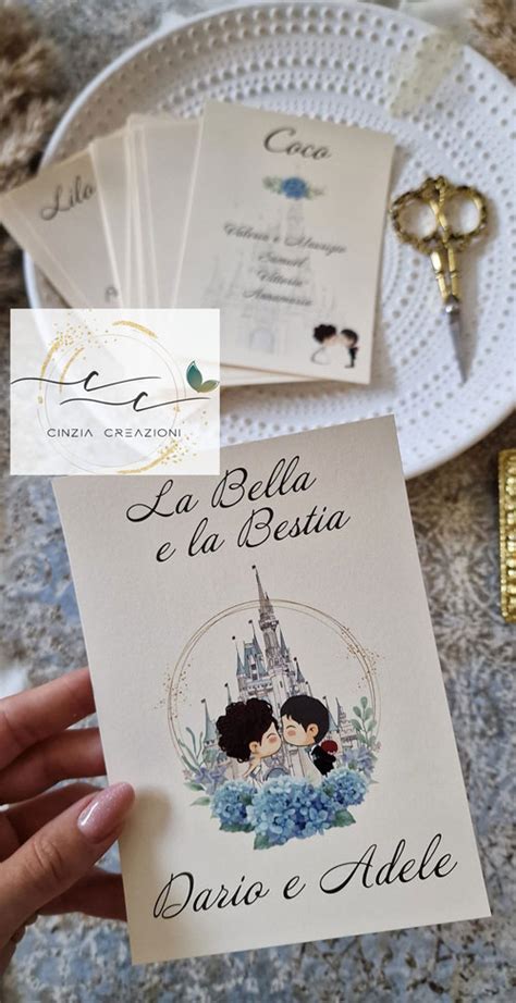 Cartellini Tableau Mariage Disney