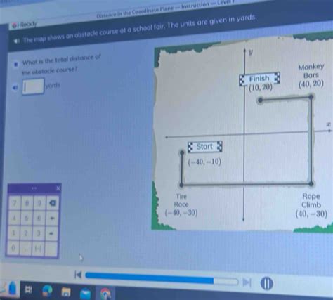 Solved Ready Dstance In The Coordinate Plane Instruction Level I