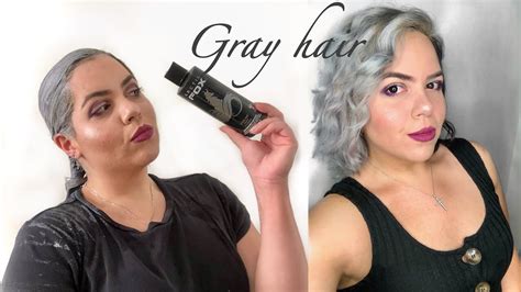 Going Gray Arctic Fox Sterling Hair Dye Youtube