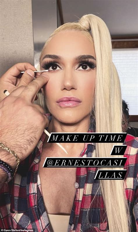 Gwen Stefani Wears Sexy Nude Illusion Top To Perform Light My Fire With Sean Paul On Kimmel