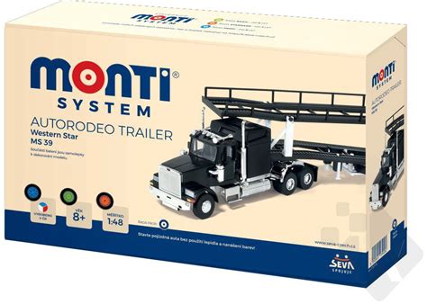 Stavebnice Monti System MS 39 Autorodeo Trailer Western Star 1 48 Kuma Cz