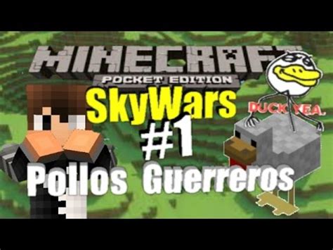 Pollos Guerreros SkyWars AngelTrollPe MCPE YouTube