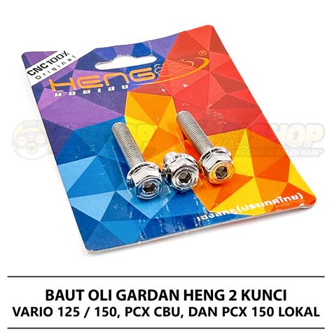 Jual Baut Probolt Set Oli Gardan Vario 125 150 PCX Heng 2 Kunci