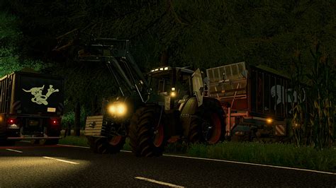 Fendt 818 TMS Und Dem Fliegl Black Panther Im Mais Modding Welt