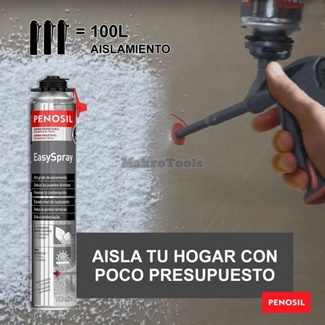 Sellador De Espuma Proyectable Caja Unidades Penosil Easyspray