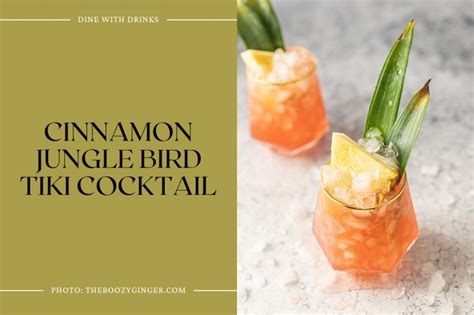 6 Bird Themed Cocktails to Get Your Wings Flapping! | DineWithDrinks