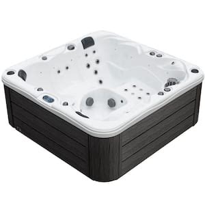 AquaLife Surfaces Person Jet Port V Acrylic Lounger Hot Tub Bluetooth Stereo LED