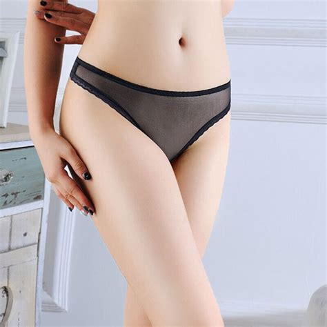 Frau Sexy Höschen Unterwäsche Transparent Nahtlose Tanga G String