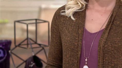 Lisa Rinna Collection Open Front Duster Cardigan With Pockets On Qvc