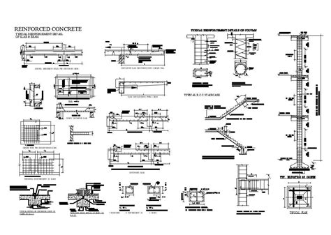 Reinforced Concrete Structured Staircase Column And Construction