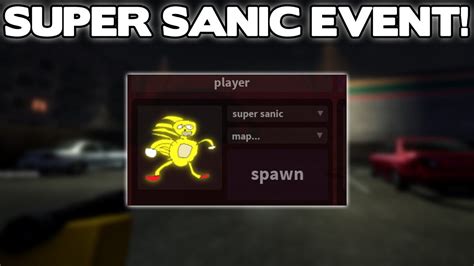 New Super Sanic Event Coming To Nicos Nextbots Roblox Nicos