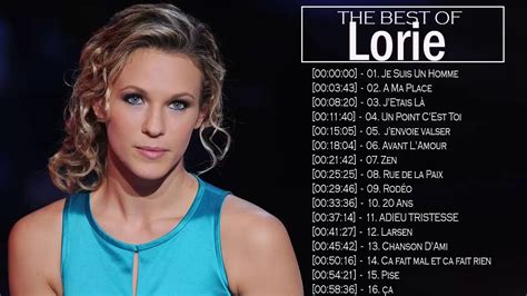 Lorie Best Songs Les Meilleurs Chansons De Lorie YouTube