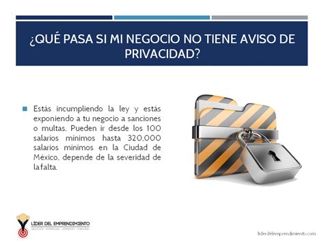 ¿qué Es Un Aviso De Privacidad Líder Del Emprendimiento