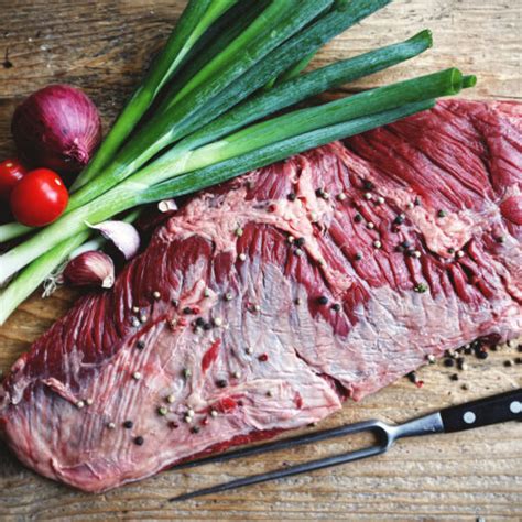 Flanksteak Vom Rind In Bio Qualit T Naturgut Stahlbrode