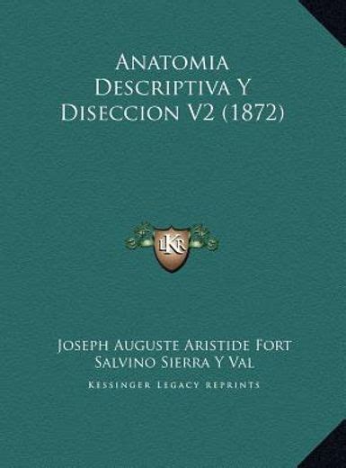 Libro Anatomia Descriptiva Y Diseccion V Anatomia Descriptiva Y