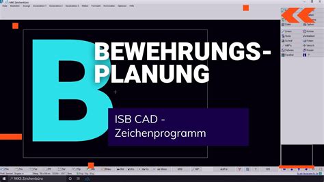 Isb Cad Bewehrungsplanung Youtube