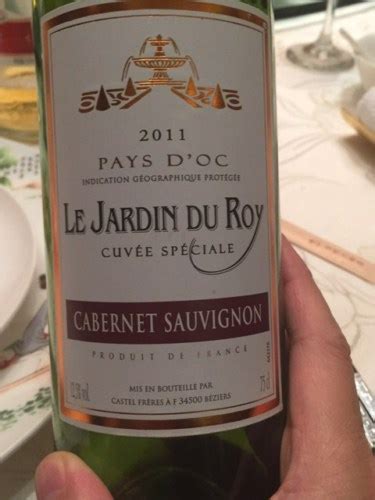 Le Jardin du Roy Cuvée Spéciale Cabernet Sauvignon Vivino France