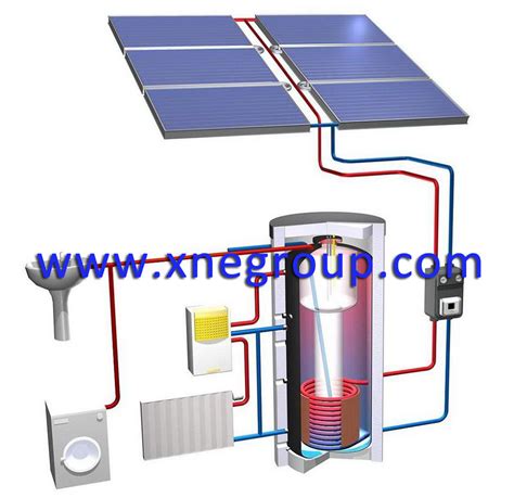 Split Pressurized Solar Water Heating System China Pressurized Solar